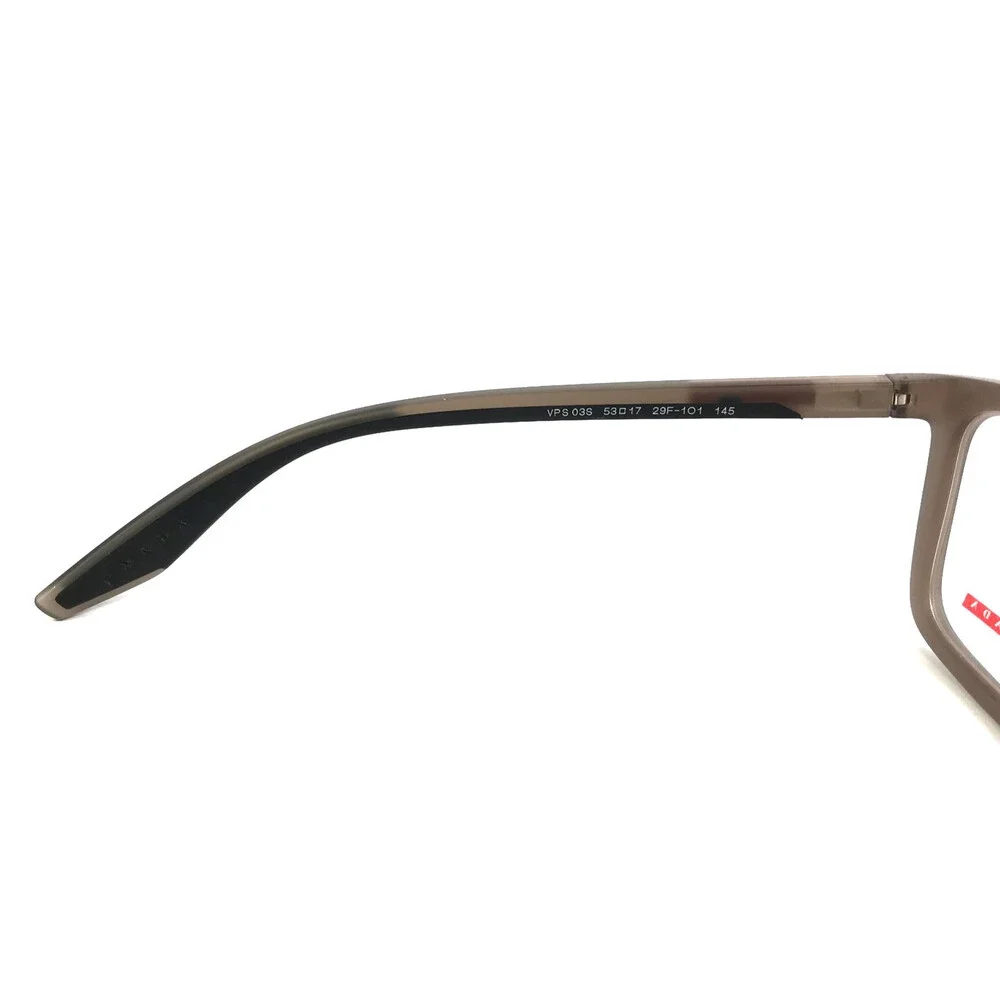 Prada Linea Rossa Eyeglasses Frames VPS03S 29F-1O1 Frosted Brown 53-17-145